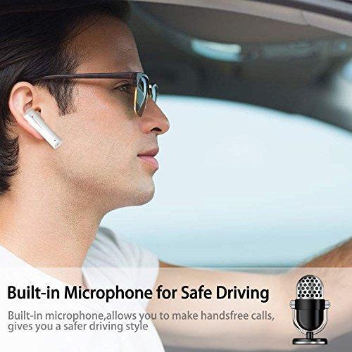 Bluetooth 5.0 Wireless Earbuds, Cshidworld True Wireless Headphones IPX7 Waterproof 24H Playtime Deep Bass HiFi 3D Stereo Sound Auto Pairing Bluetooth Headset with Charging Case Online Sale