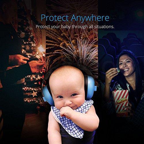 Baby Noise Cancelling Headphones, Baby Earmuffs, Baby Headphones, Baby Ear Protection, Baby Headphones Noise Reduction, Blue by JOINT STARS Supply