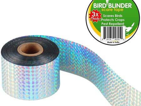 Bird Blinder - Bird Repellent Scare Tape (Triple Thick) - 147 feet x 2 inch Deterrent For Sale