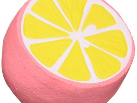 UMIKU 4.3  Jumbo Slow Rising Squishies Cheeki Lemon Squishy Cream Scented Charms Kawaii Squishy Toys for Kids and Adults(Pink) For Cheap