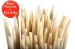 50 PCS | Marshmallow Bamboo ROASTING STICKS | 36 Long 5 mm Thick Extra Long Heavy Duty | Semi-Dulled Point SAFE FOR KIDS | 100% BIODEGRADABLE, NO CLEANING, NO SOAKING Online Hot Sale