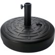 Sunnyglade 30LB Central Pole Umbrella Base with Wide Rattan Design with Steel Umbrella Holder Water Filled Umbrella Base Stand Cheap