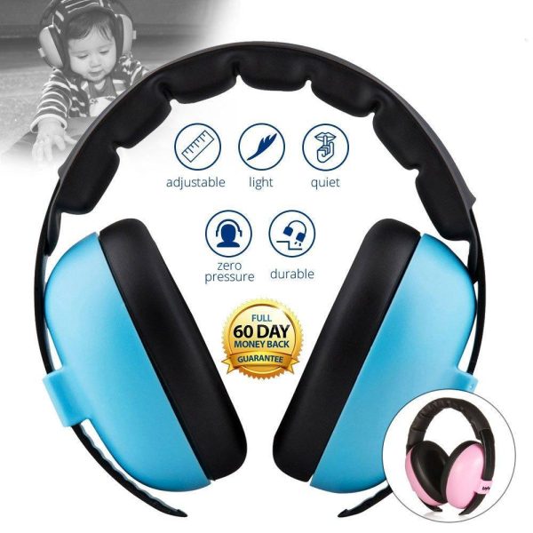 Baby Noise Cancelling Headphones, Baby Earmuffs, Baby Headphones, Baby Ear Protection, Baby Headphones Noise Reduction, Blue by JOINT STARS Supply