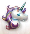 Unicorn Birthday Party Decorations Banner Decor Supplies Set Kit Favors | 2PC Foil Balloon | 12PC Helium Pastel Balloons w Gold Ribbon | for Boy Girl 1st 2nd 3rd 10th 13th 20th | Sparkle Flag Glitter Cheap