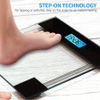 TekSky Digital Body Weight Scale with Step-On Technology - High Precision - Body Tape Measure - 6mm Tempered Glass (MAX 400 lbs. Elegant Black) Cheap