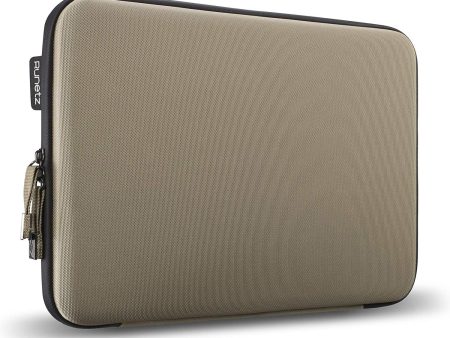 Runetz - MacBook Pro 15 inch Sleeve Hard Laptop Sleeve 15.4 inch Sleeve Notebook Computer Bag Protective Case Cover with Zipper - Chevron Gray Hot on Sale