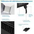 UV LED Black Light, YKDtronics Indoor Outdoor 20W UV LED Flood Light, Ultra Violet LED Flood Light for Neon Glow, Blacklight Party, Stage Lighting, Fluorescent Effect, Glow in The Dark and Curing Hot on Sale