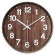 Foxtop Silent Non-Ticking Kids Wall Clock, Large Decorative Colorful Battery Operated Clock for Living Room Bedroom School Classroom Child Gifts 12 Inch - Easy to Read Online