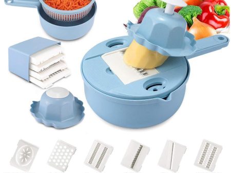 Yoocaa Vegetable Mandoline Slicer, Kitchen 10 in 1 Multipurpose Stainless Steel Fruit and Vegetable Chopper Cutter Slicer Grater, Meals Veggie & Food Dicer Cheap