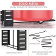 Pan Organizer Rack for Cabinet Adjustable, Cabinet Pot Rack Organizer with 3 DIY Methods, 8 Metal Shelves with Anti-slip Layer by MUDEELA Online Hot Sale