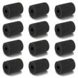 Gibot 12 Pack Professional Sweep Hose Scrubber Tail Replacement Scrubbers Fits Polaris 180, 280, 360, 380, 480,3900 Sport Vac-Sweep Pool Cleaner Sweep Hose Scrubber 9-100-3105, Black For Cheap