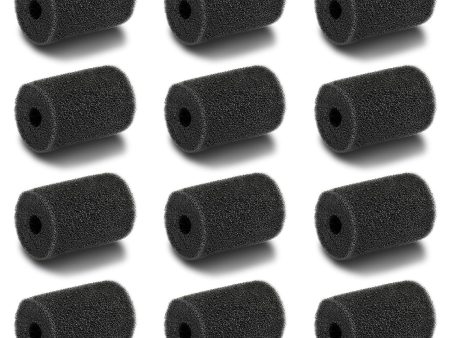 Gibot 12 Pack Professional Sweep Hose Scrubber Tail Replacement Scrubbers Fits Polaris 180, 280, 360, 380, 480,3900 Sport Vac-Sweep Pool Cleaner Sweep Hose Scrubber 9-100-3105, Black For Cheap