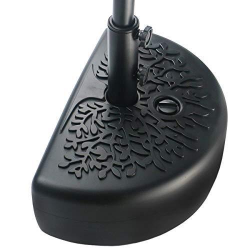 Sunnyglade 40 lb Half Moon Shaped Water Filled Umbrella Base Patio Umbrella Stand (Black) Sale