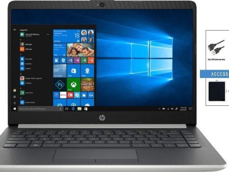 2019 Newest HP 14  HD Widescreen LED Laptop w  Accessories | Intel Pentium Gold 4417U Processor | 256G M.2 SSD | 16GB Memory | Windows 10 Home S | Silver Online Hot Sale