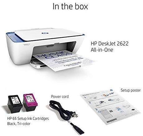 HP DeskJet 2622 All-in-One Compact Printer (Blue) (V1N07A) For Cheap