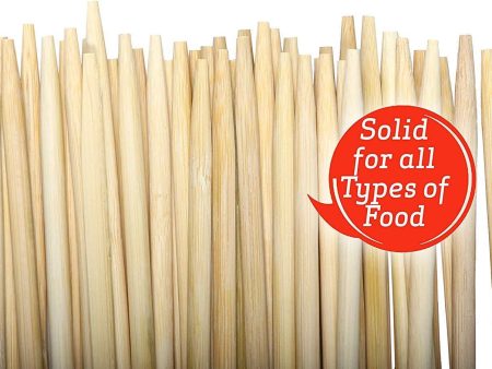 50 PCS | Marshmallow Bamboo ROASTING STICKS | 36 Long 5 mm Thick Extra Long Heavy Duty | Semi-Dulled Point SAFE FOR KIDS | 100% BIODEGRADABLE, NO CLEANING, NO SOAKING Online Hot Sale