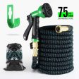 BOSNELL 75FT Garden Hose Expandable Hose, Durable Flexible Water Hose 8 Function Spray Hose Nozzle, 3 4  Solid Brass Connectors, Extra Strength Fabric, Lightweight Expanding Hose Sale