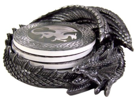 Dragon Coaster Holder With 4 Coaster Set Fashion