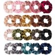 Whaline Macaron Theme Hair Scrunchies, Ice Cream Color Elastic Scrunchy Bobbles Velvet Hair Bands Soft Hair Ties Hair Accessories for Women Kids Girls (12 Colors) Discount