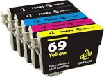 8Ink Remanufactured Ink Cartridge Replacement for Epson T069 Series Printers (2 Black, 1 Cyan, 1 Magenta, 1 Yellow) 5 Pack Online Hot Sale