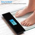 TekSky Digital Body Weight Scale with Step-On Technology - High Precision - Body Tape Measure - 6mm Tempered Glass (MAX 400 lbs. Elegant Black) Cheap