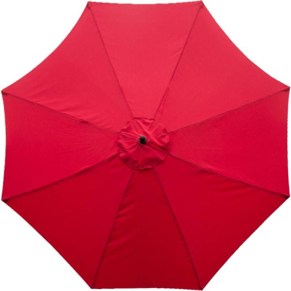 Sunnyglade 9ft Patio Umbrella Replacement Canopy Market Umbrella Top Outdoor Umbrella Canopy with 8 Ribs (Red) For Discount