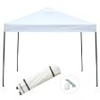 Sunnyglade 10 x10  Pop-up Canopy Tent Commercial Instant Tents Market Stall Portable Shade Instant Folding Canopy with Roller Bag (Blue and White) Fashion