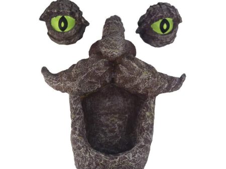 Birdfeeder Tree Face Sculpture Outdoor Yard Garden Hugger Decor Unbranded Cheap