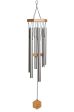 Soothing Melodic Tones & Solidly Constructed Bamboo Aluminum Chime by UpBlend Outdoors Sale