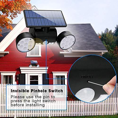 Solar Lights Outdoor, Ambaret 30 LED Motion Sensor Light Waterproof Solar Motion Lights Outdoor Spotlights Security Night Lights 360° Rotatable Wall Light for Pation Yard Stairway Security Lighting Online Hot Sale