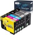 OfficeWorld Remanufactured Ink Cartridege Replacement for Epson 702 702XL 702 XL T702XL Used for Workforce Pro WF-3720 WF-3730 WF-3733 All-in-One Printer, 5 Pack(2BK 1C 1Y 1M) Online Sale