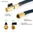 BOSNELL 75FT Garden Hose Expandable Hose, Durable Flexible Water Hose 8 Function Spray Hose Nozzle, 3 4  Solid Brass Connectors, Extra Strength Fabric, Lightweight Expanding Hose Sale