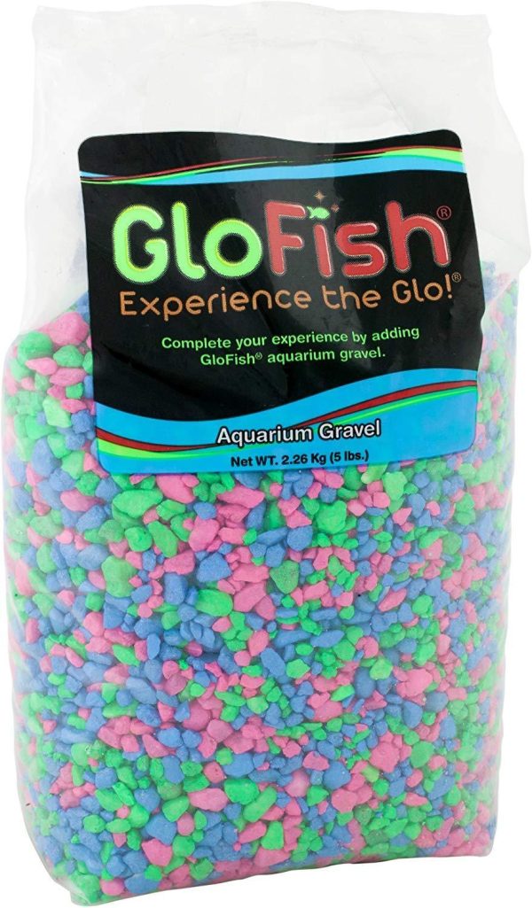 GloFish Aquarium Gravel, Fluorescent Colors, 5-Pound on Sale