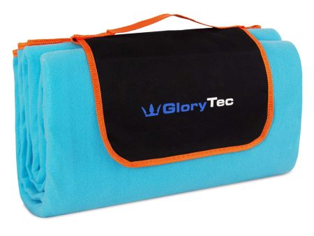 Glorytec Extra Large Picnic & Outdoor Blanket 78  x 78  -Water-Resistant Triple Layers, Handy Mat with Strap for The Beach, Camping - Waterproof Sandproof Hot on Sale