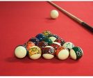 GSE Games & Sports Expert 2 1 4-Inch Professional Regulation Size Marble Swirl Style Billiards Pool Ball Complete Set on Sale