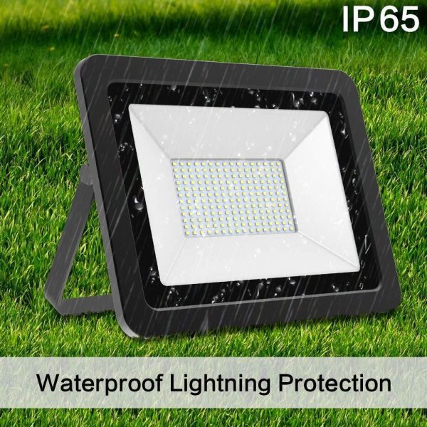 LED Flood Light 200W, 20000LM 6000K IP66 Waterproof Indoor Outdoor LED Security Lights Wall Lights for Cell, Lascape, Parking lot, Garden, Basketball Football Playground Commercial Lighting with Plug on Sale