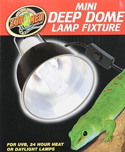 Zoo Med Mini Deep Dome Lamp Fixture with 5.5-Inch Dome, Black For Discount