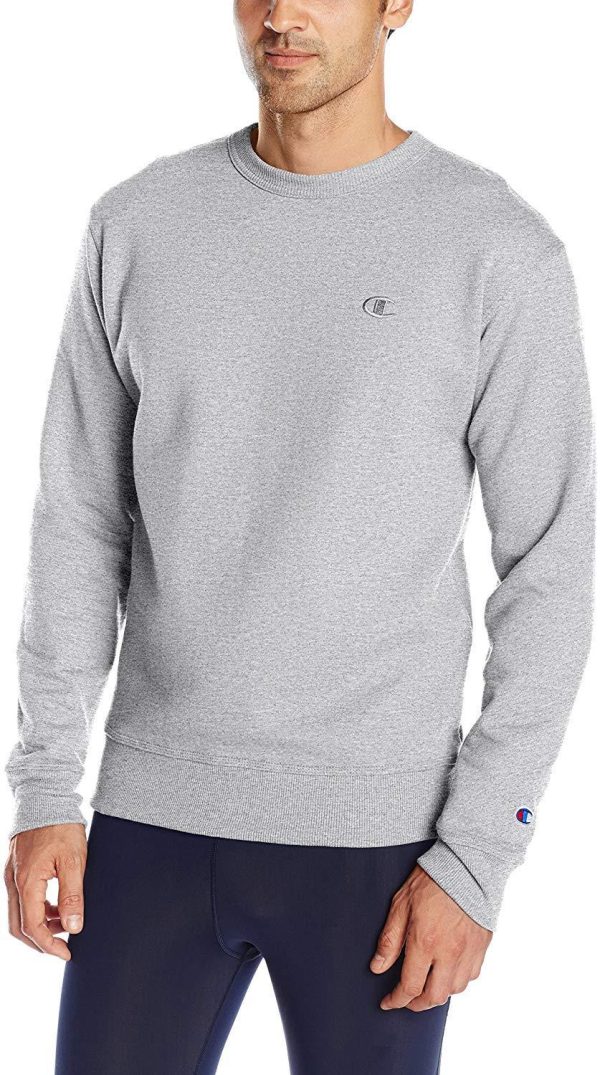 Champion Men s Powerblend Fleece Pullover Sweatshirt on Sale