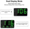 TIMPROVE Universal Digital Car HUD Head Up Display GPS Speedometer with Over Speed Alarm Tired Driving Warning Windshield Project for All Vehicle Bicycle Motorcycle Online now