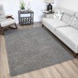 Ottomanson Collection shag area rug, 6 7  x 9 3 , Gray - SHG2763-7X10 Online now