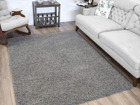 Ottomanson Collection shag area rug, 6 7  x 9 3 , Gray - SHG2763-7X10 Online now