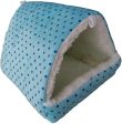 WOWOWMEOW Hamsters Polka Dot Warm Fleece Cave Bed Small Animals Hanging Cage Hideout Online now