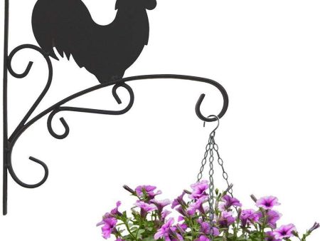 Worth Garden Decorative Outdoor Iron Wall-Mount Plant Hook for Flowers and Plants to add to Your Home - Garden or Patio Hot on Sale