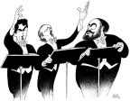 Al Hirschfeld s THE THREE TENORS: ENCORE Hand Signed Limited Edition Lithograph Online Hot Sale