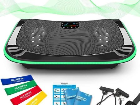 Bluefin Fitness 4D Triple Motor Vibration Platform | Powerful | Magnetic Therapy Massage | 4.0 Bluetooth Speakers | Vibration Oscillation & Micro Vibration Plate | 3 Silent Drive Motors Online Hot Sale