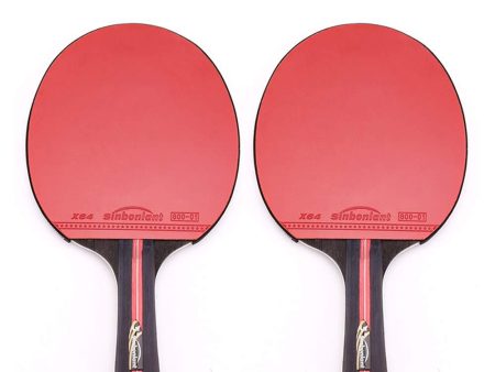 SSHHI 5-Star Table Tennis Bats,2 Pcs Ping Pong Paddle,Indoor or Outdoor Game, Solid As Shown A Online now