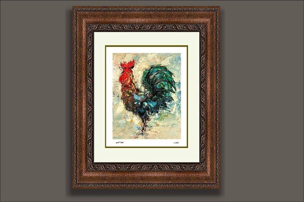 Awaken, Rooster Limited Edition, Signed and Numbered Print by Andre Dluhos For Sale