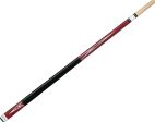 Two Piece Pool Cue - Birds-Eye Maple in Crimson Weight: 19 oz on Sale