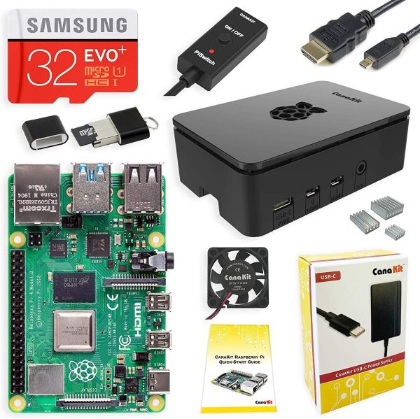 CanaKit Raspberry Pi 4 4GB Starter Kit - 4GB RAM Online Sale