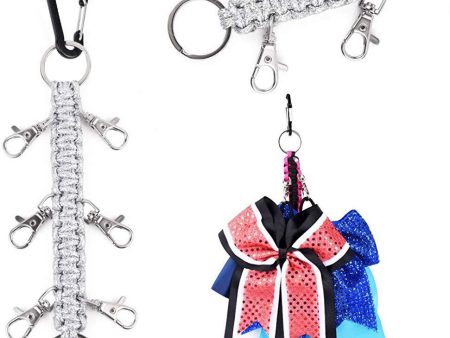 DEEKA Paracord Handmade Cheer Bows Holder for Cheerleading Teen Girls High School College Sports For Discount